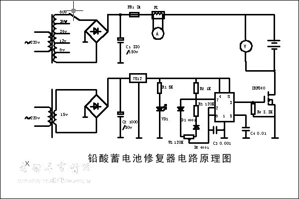 简易自制高效电动车电瓶修复器